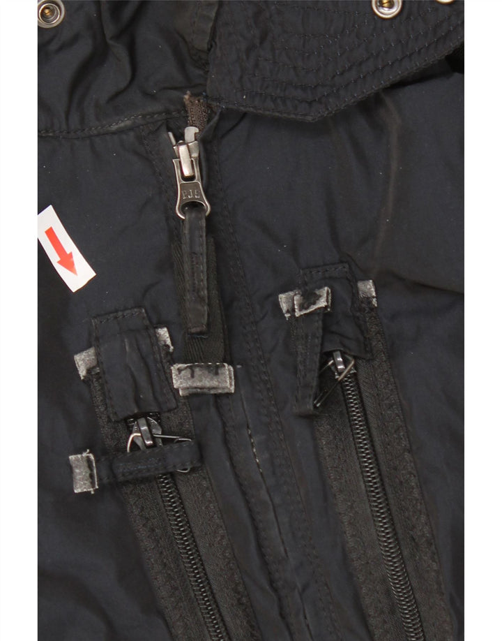 Jaqueta Parajumpers Meninos Acolchoada com Capuz 11-12 Anos Pequeno Poliéster Azul Marinho