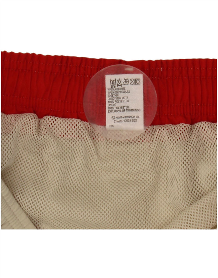 Shorts de natação masculino Marks & Spencer grande poliéster bege
