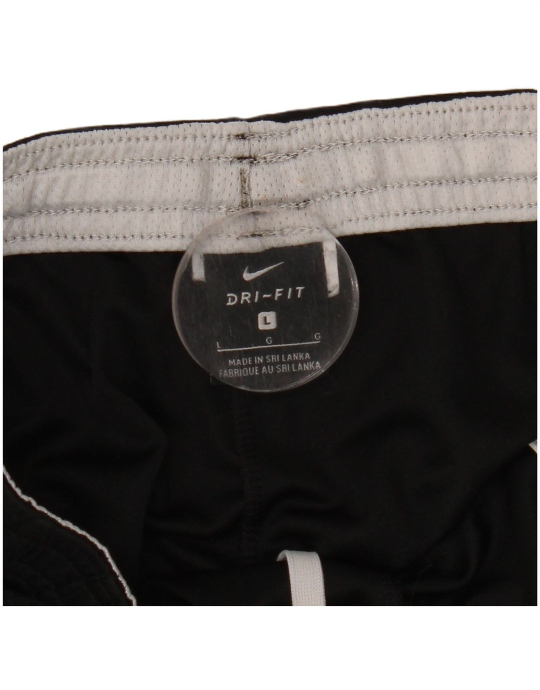 Shorts esportivos masculinos NIKE Dri Fit grandes pretos