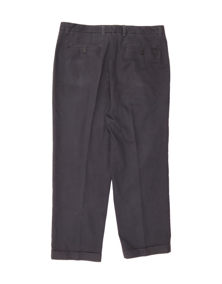 IZOD Mens Pegged Chino Trousers W38 L31 Navy Blue Cotton Vintage Izod and Second-Hand Izod from Messina Hembry 