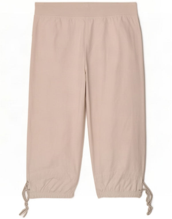Champion Womens Capri Calças de treino Joggers UK 18 XL Algodão branco
