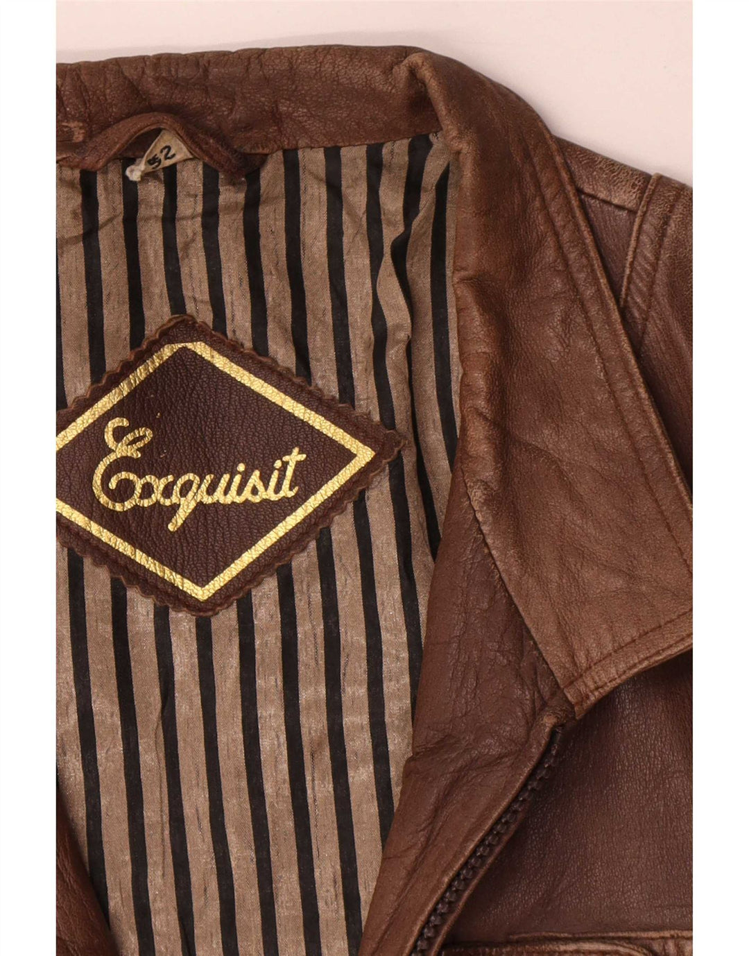 Colete utilitário masculino de couro requintado IT 52 XL marrom
