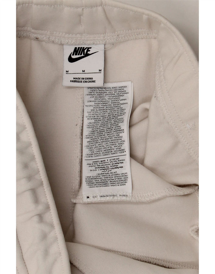 Calça de treino masculina Nike joggers médio algodão branco
