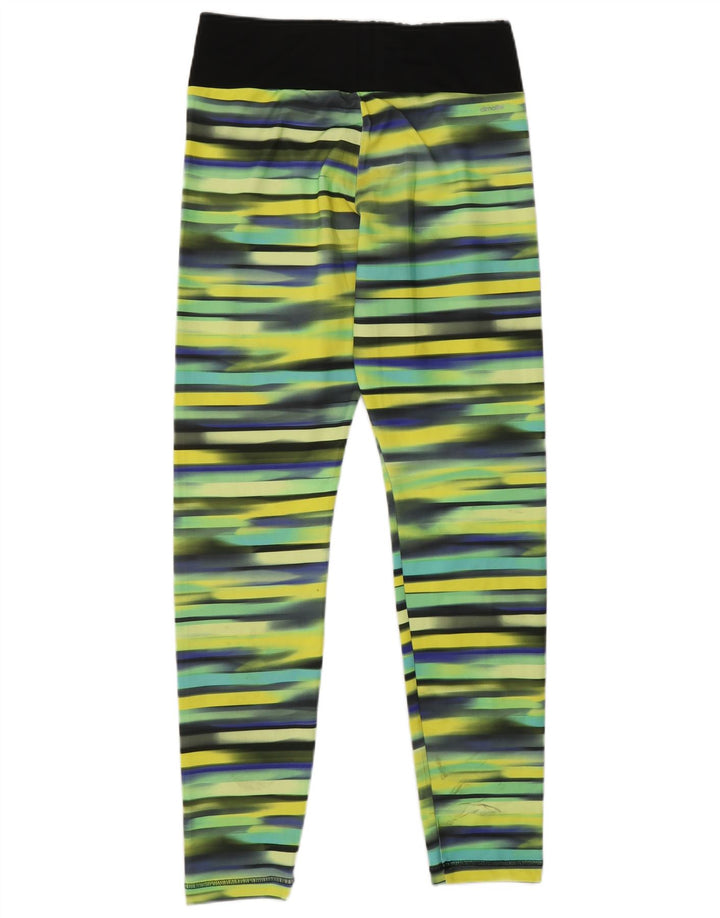 Leggings ADIDAS Meninas Climalite 14-15 Anos Listrado Amarelo Poliéster