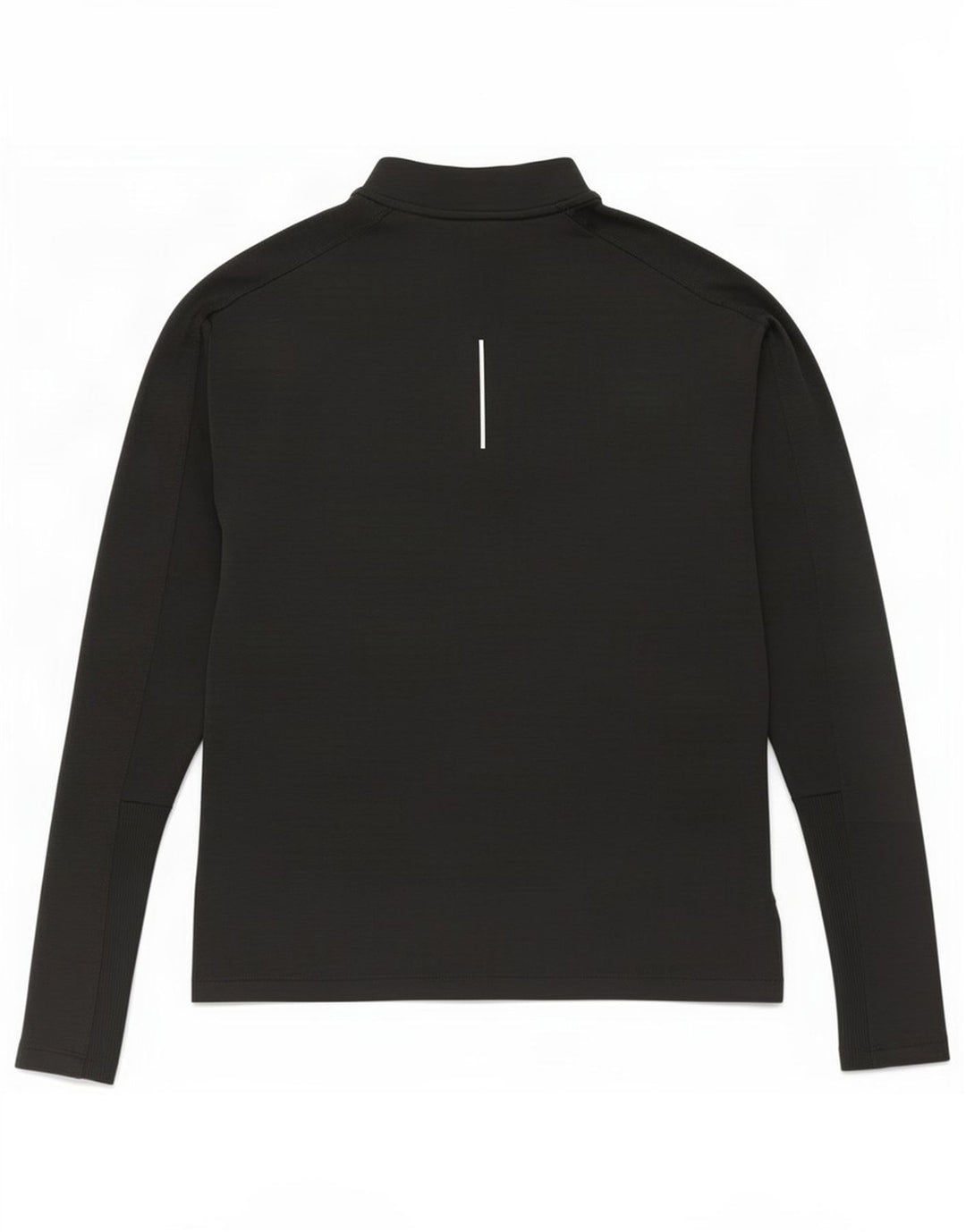 Nike Mens Dri Fit Zip Neck Pullover Treino Top XS Poliéster Preto