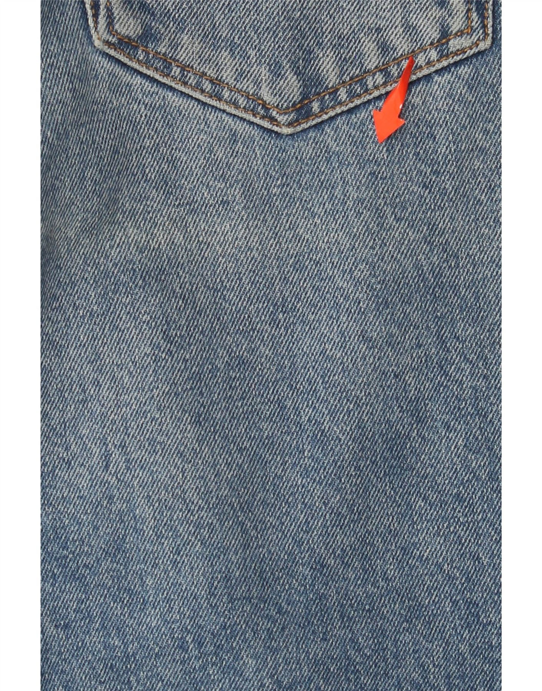 Calça jeans feminina ZARA com corte desgastado e perna larga EU 40 médio W30 L25 azul