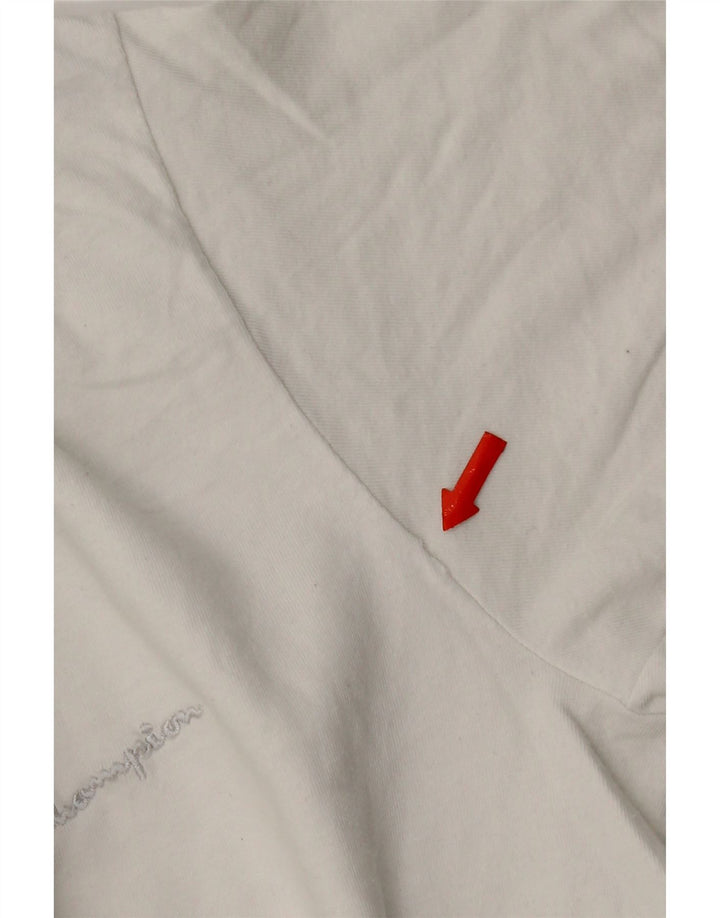 Camiseta masculina Champion pequena branca