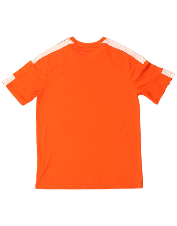 Camiseta Adidas Boys Aeroready Graphic Top 13-14 Anos Laranja Poliéster