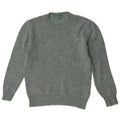 Suéter feminino Benetton com gola redonda Reino Unido 14 lã verde médio