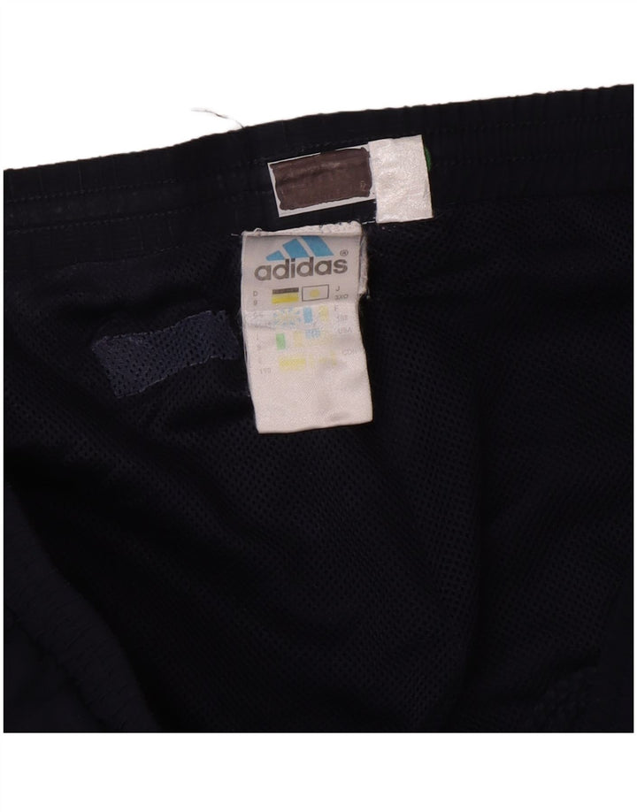Calça de treino masculina Adidas Joggers IT 46/48 XL azul marinho poliéster