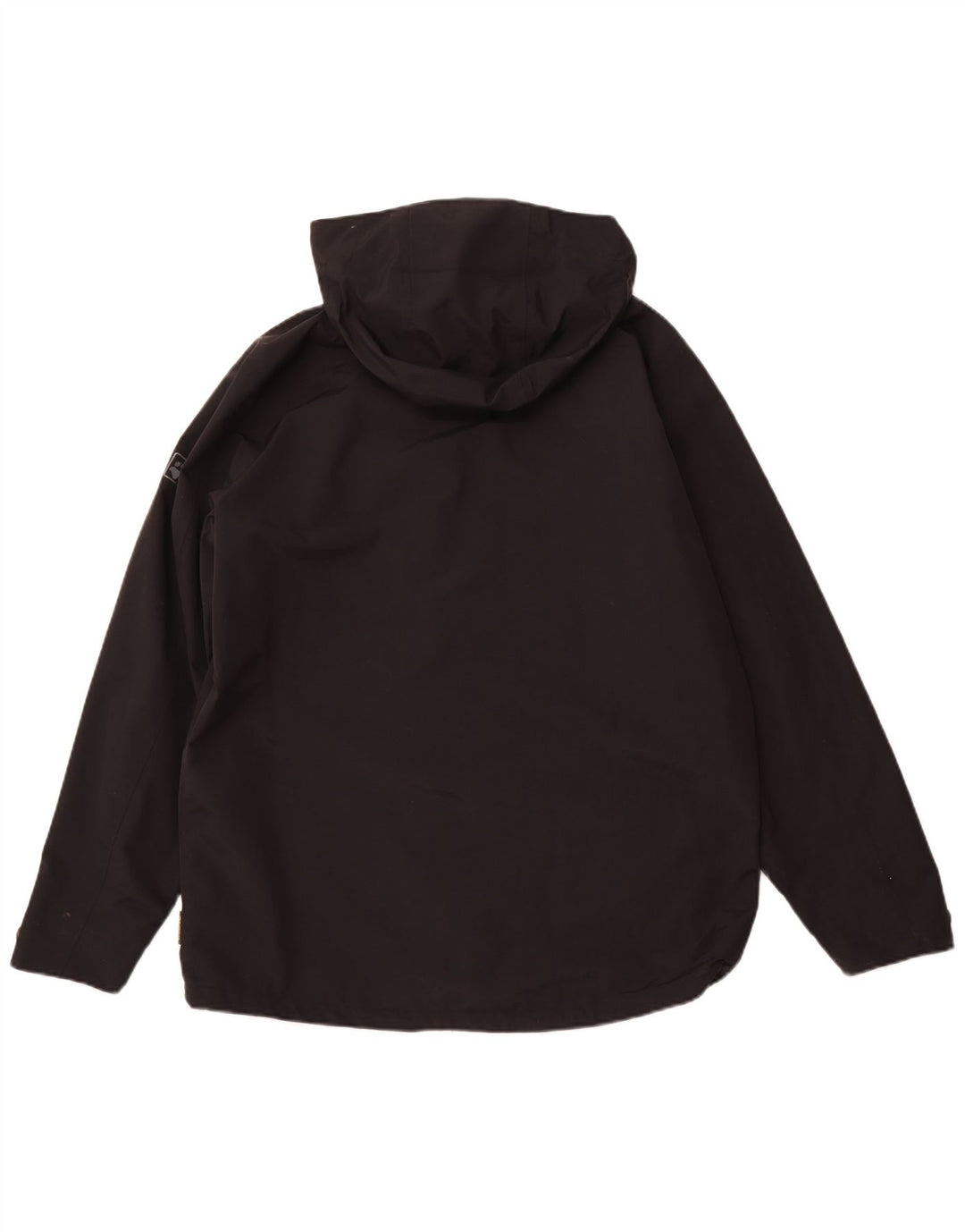 Jaqueta de chuva masculina com capuz JACK WOLFSKIN Reino Unido 42 grande poliamida preta