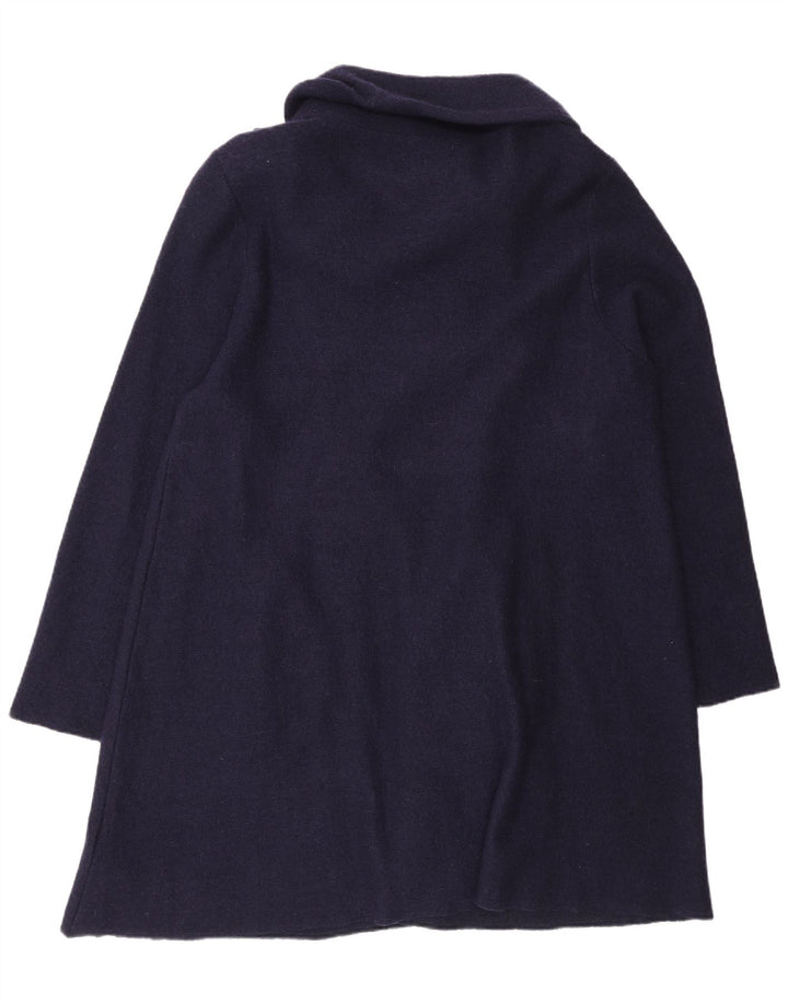 Suéter cardigã feminino Longline Phase Eight Reino Unido 16 grande azul marinho