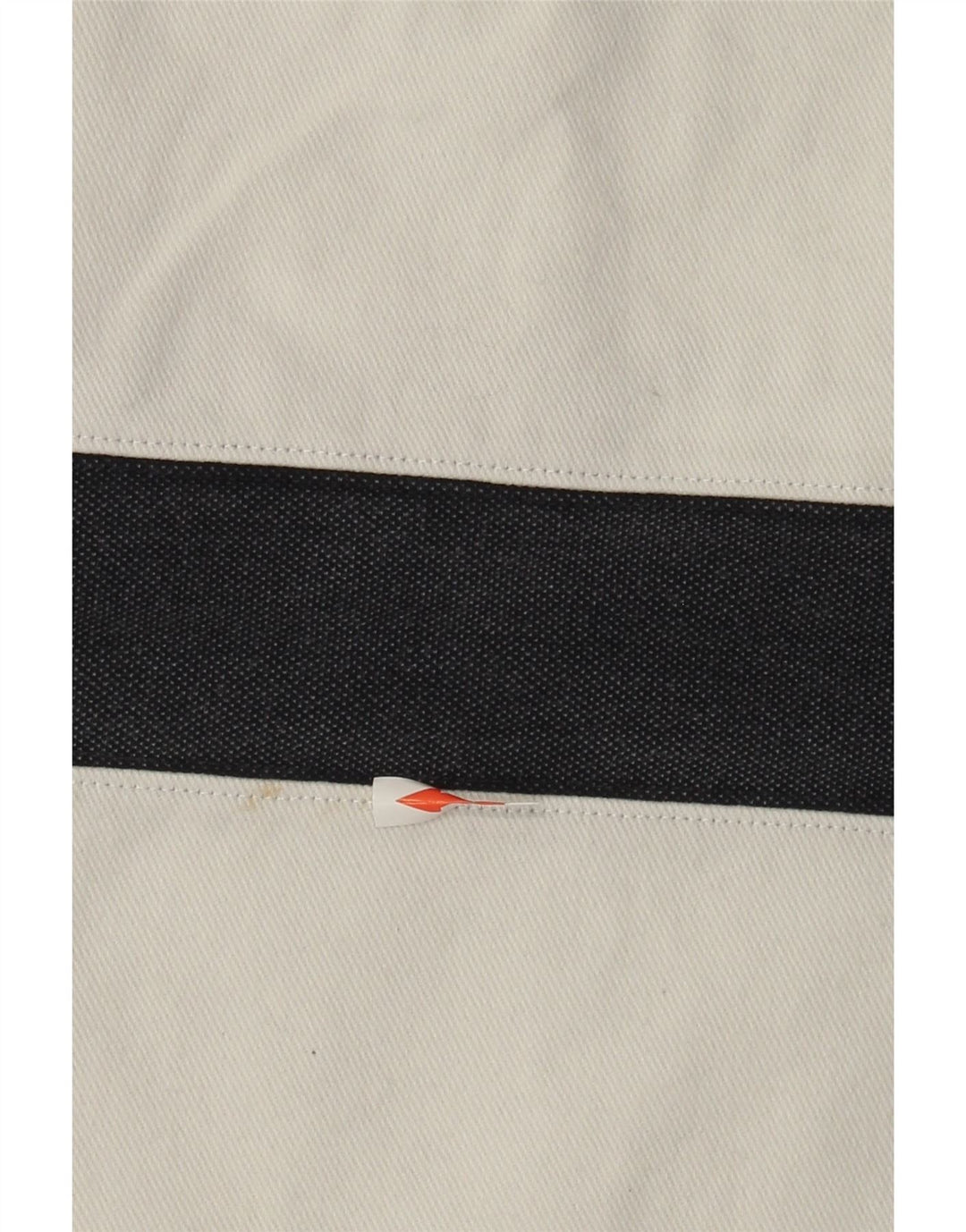 Suéter masculino Crew Clothing com zíper e gola listrada azul marinho médio