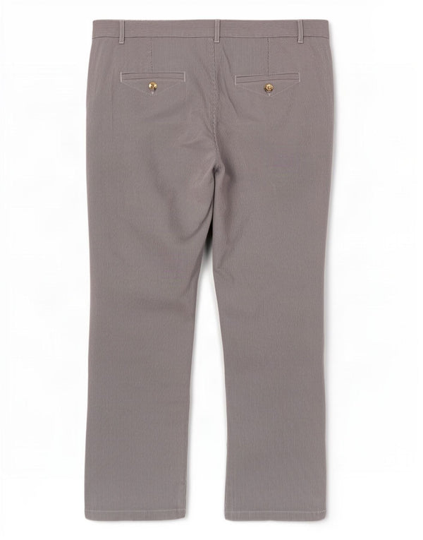 Calça feminina Marks & Spencer Per Una Chino Reino Unido 16 Grande W36 L27 Azul marinho