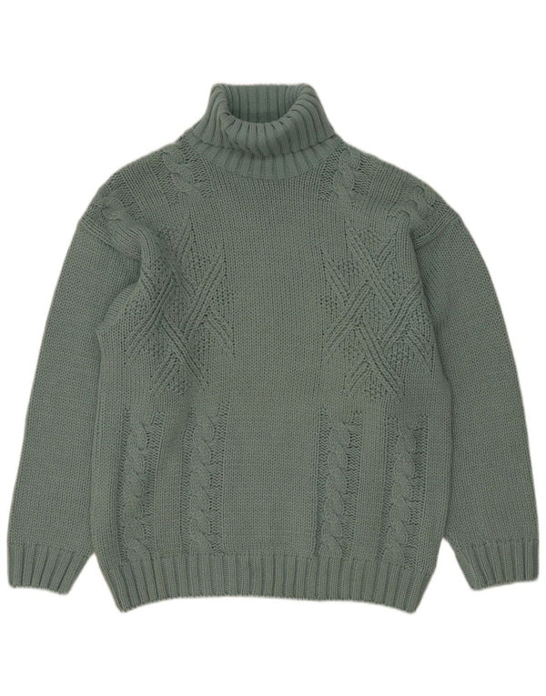 By American Mens Suéter Jumper com gola redonda XL Acrílico verde