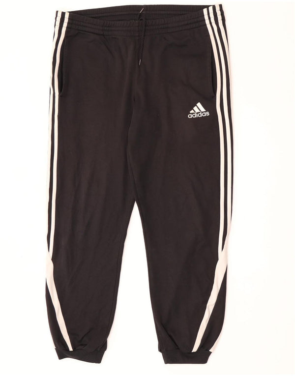 Adidas Mens Clima 365 Calças de treino Joggers Medium Black Colourblock