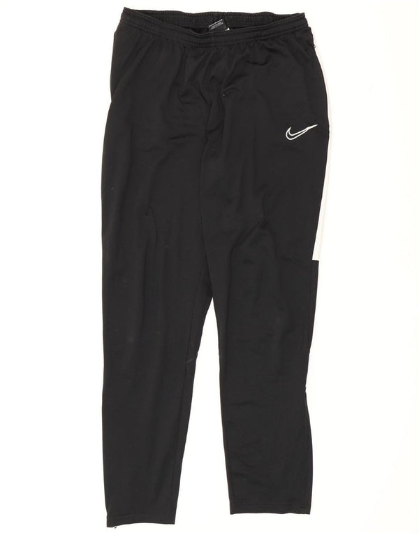 Calça de treino masculina Nike Dri Fit grande poliéster colorblock preto