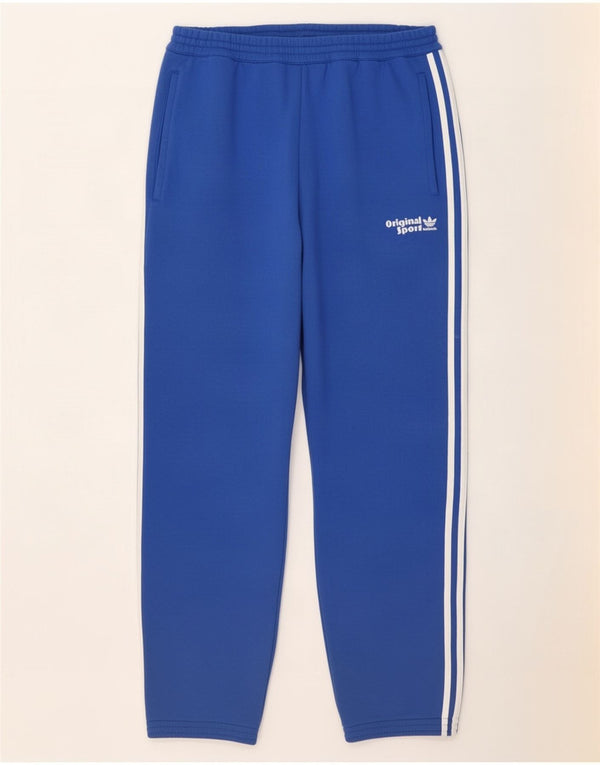 Adidas Mens Treino Calças Joggers XL Azul Algodão