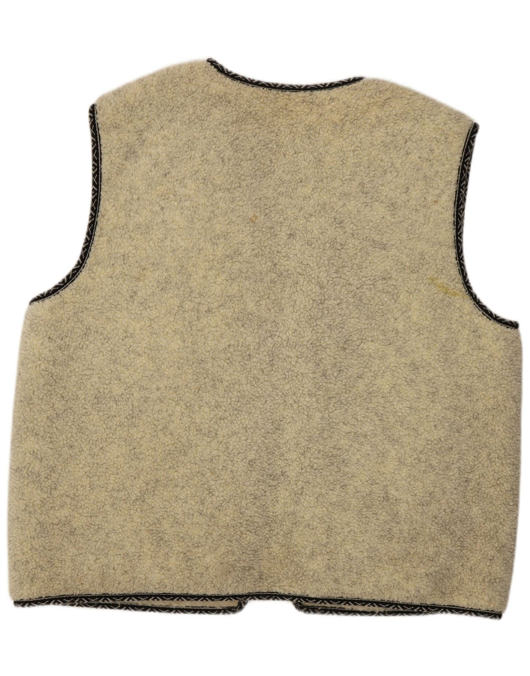 Colete masculino VINTAGE Sherpa IT 52/54 XL bege lã nova