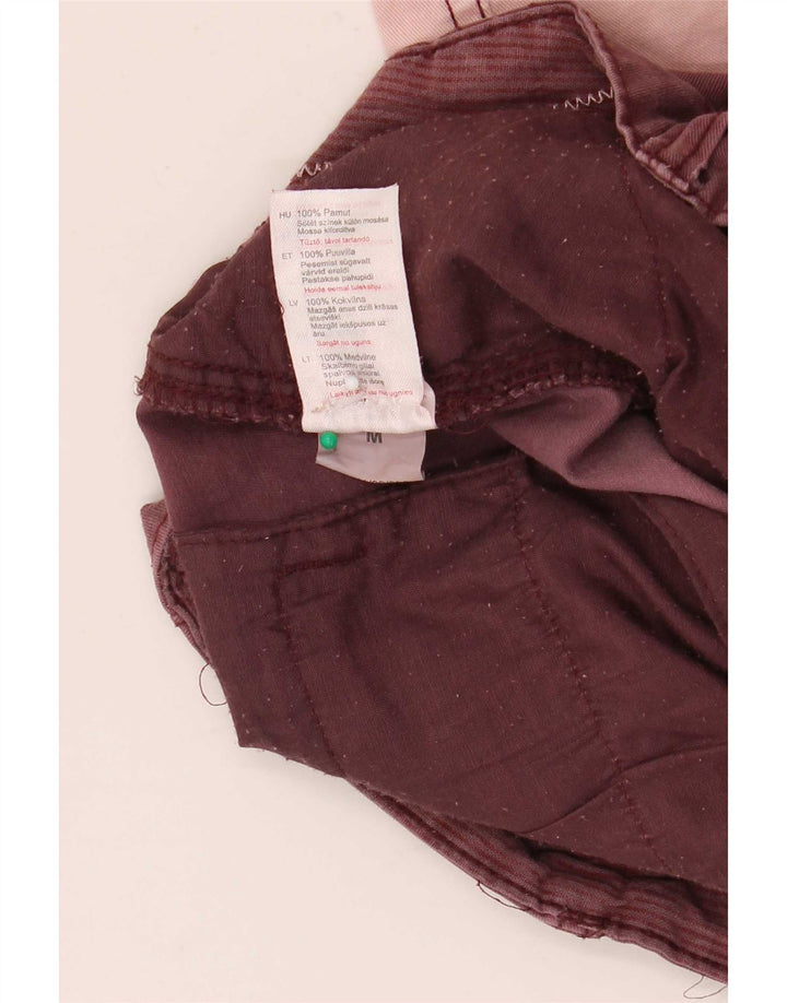 Pierre Cardin Mens Chino Shorts Médio W32 Marrom Colorblock Algodão