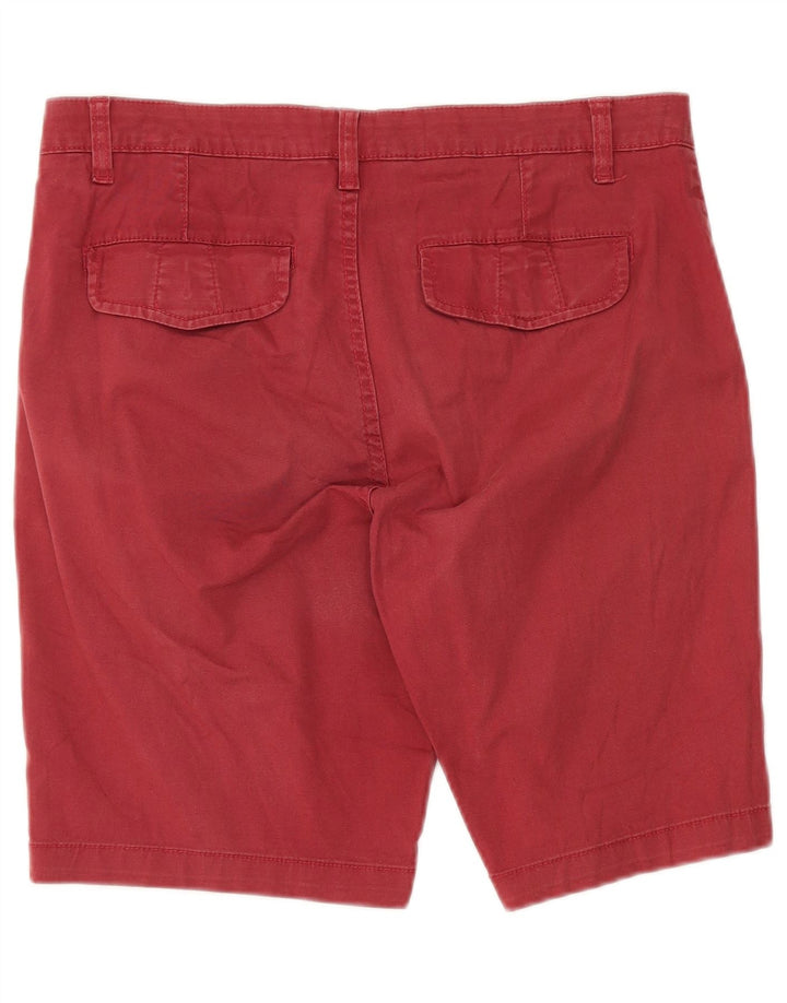 DACK'S Mens Regular Fit Chino Shorts IT 48 Médio W34 Borgonha