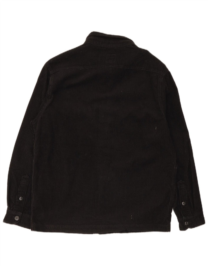 Jaqueta masculina de veludo Lee UK 36 pequeno algodão preto