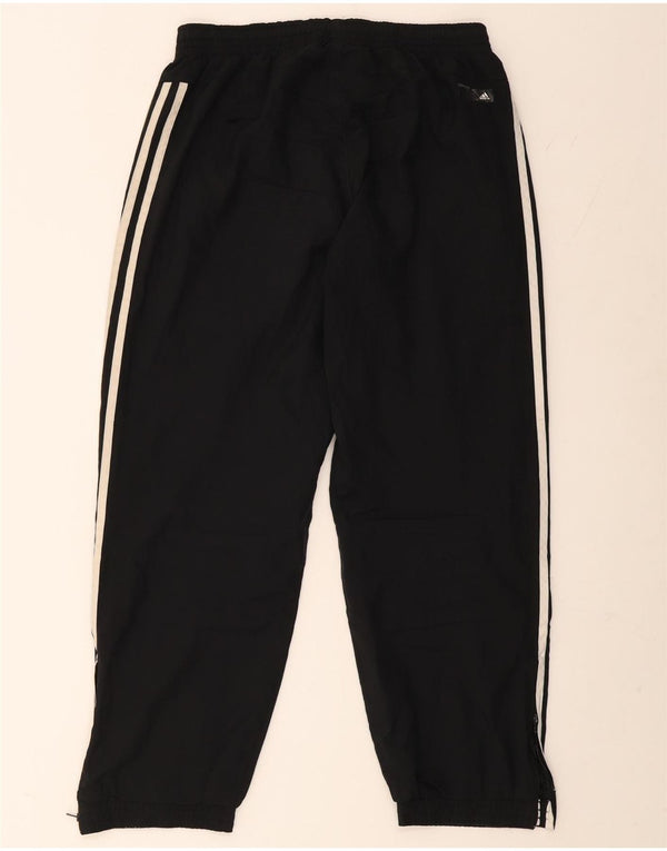 Adidas Mens Calças de treino Joggers UK 36/38 Pequeno Poliéster Preto