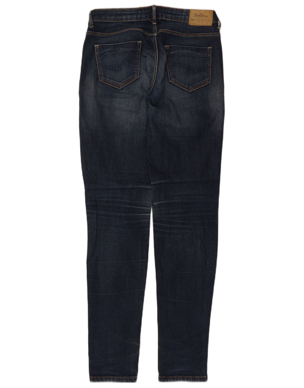 Zara Jeans Slim Feminino EU 38 Pequeno W28 L32 Azul Algodão