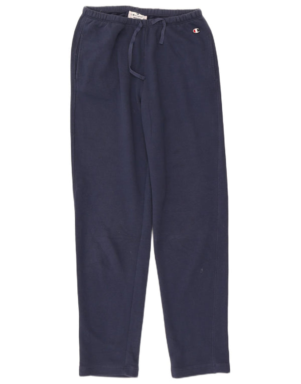 Calça de treino feminina Champion UK 14 algodão azul marinho médio