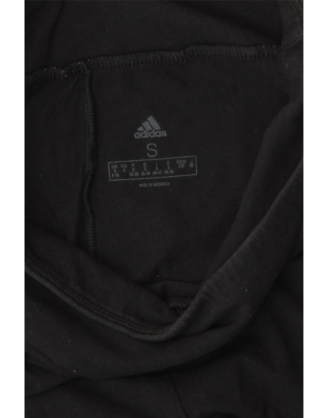 Adidas Womens Graphic Leggings UK 8/10 Pequeno Algodão Preto