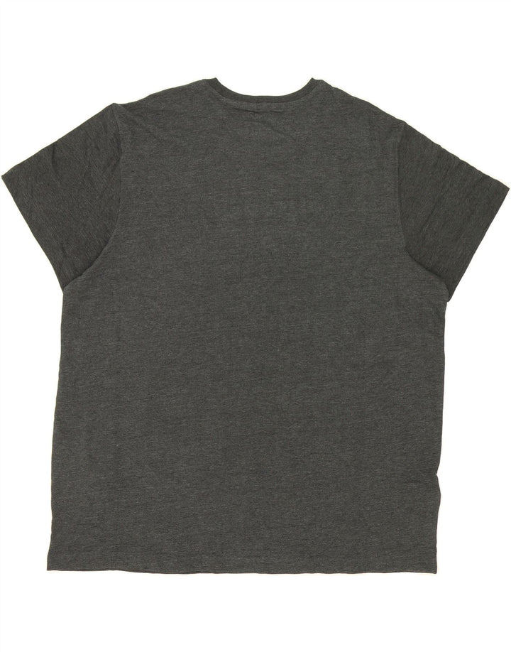 EDDIE BAUER Mens T-Shirt Top 2XL Grey Cotton Vintage Eddie Bauer and Second-Hand Eddie Bauer from Messina Hembry 