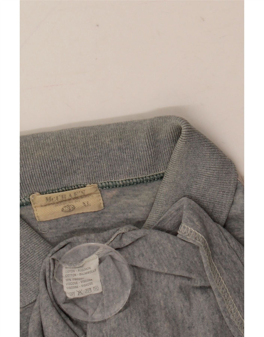 Camisa pólo gráfica masculina da Mc Crae XL algodão cinza