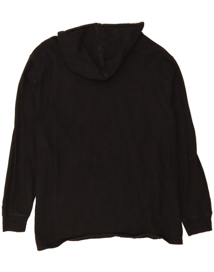 CHAMPION Mens Graphic Hoodie Jumper 2XL Black Cotton Vintage Champion and Second-Hand Champion from Messina Hembry 
