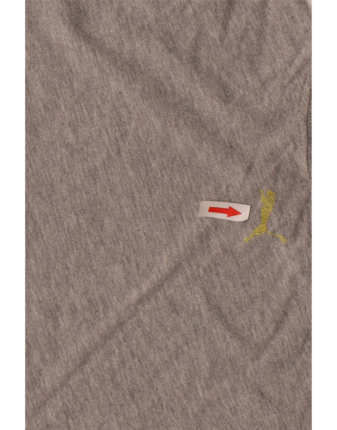 Camiseta Puma Boys Graphic Top 9-10 Anos Cinza Médio Algodão