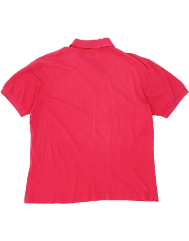 BENETTON Mens Polo Shirt XL Pink Cotton Vintage Benetton and Second-Hand Benetton from Messina Hembry 