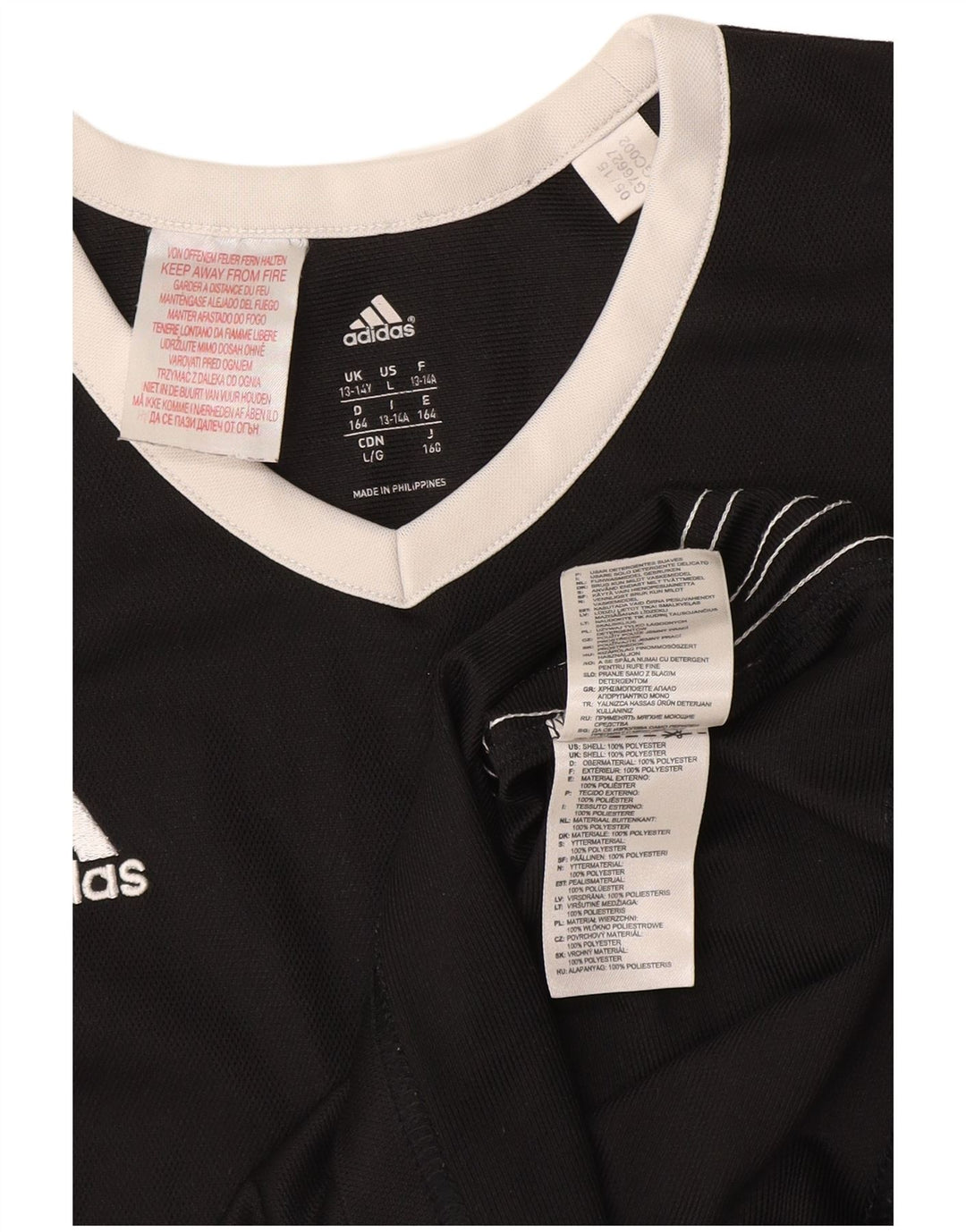 Top Colete Adidas Menina 13-14 Anos Preto Poliéster