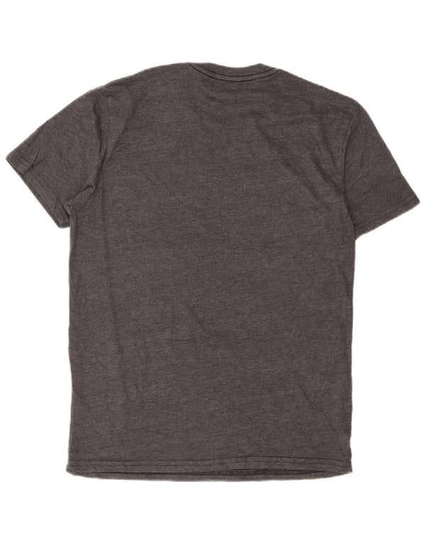 Camiseta masculina gráfica Volcom algodão cinza médio