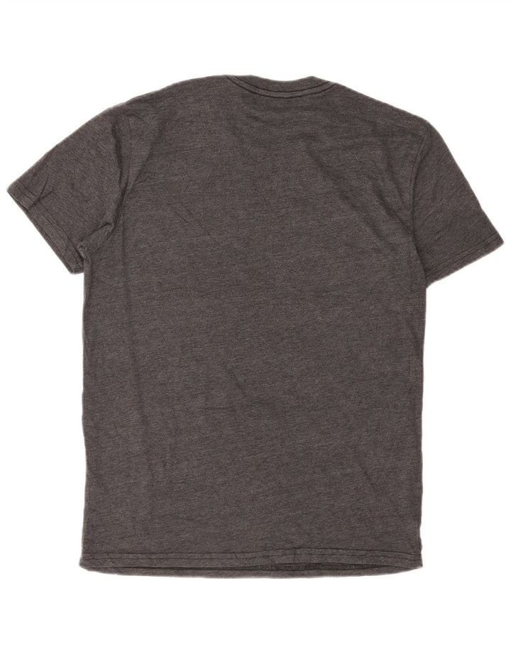 Camiseta masculina gráfica Volcom algodão cinza médio