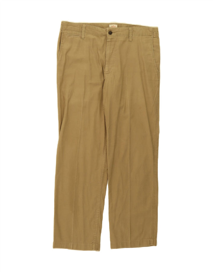 DOCKERS Womens Straight Chino Trousers W34 L30 Beige Cotton Vintage Dockers and Second-Hand Dockers from Messina Hembry 