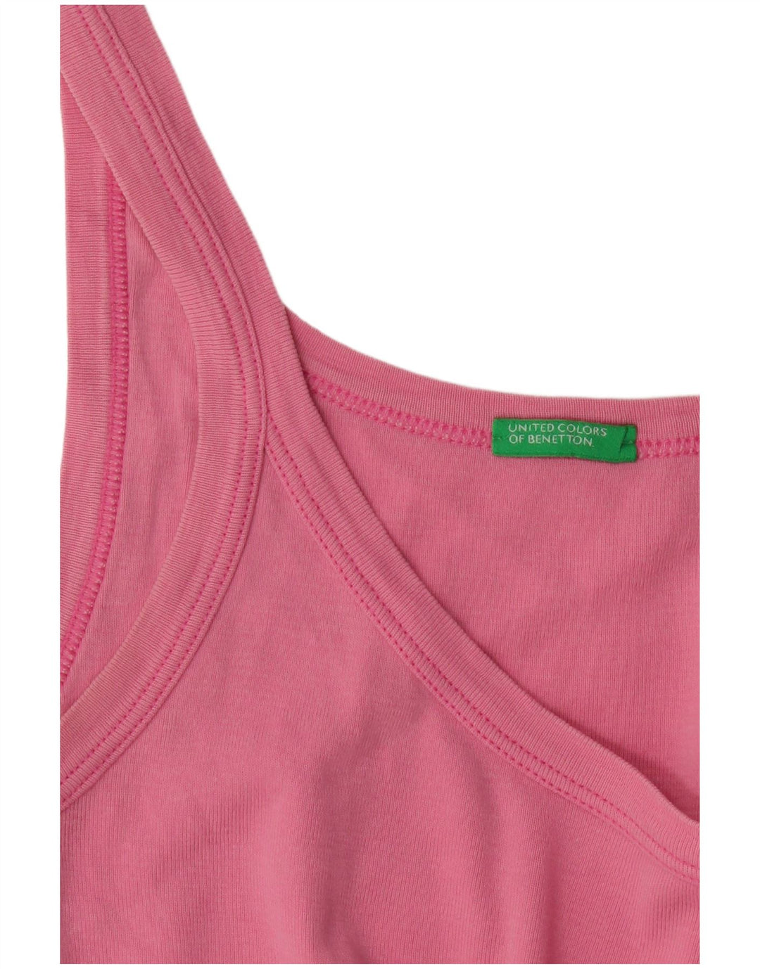 Benetton Colete Feminino UK 6 XS Rosa