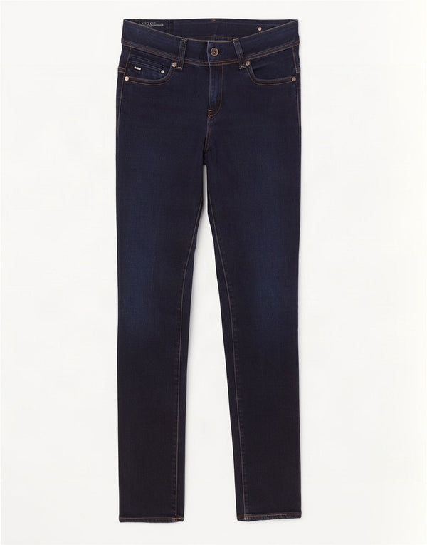 Calça jeans feminina G-Star Midge Slim W33 L34 azul marinho