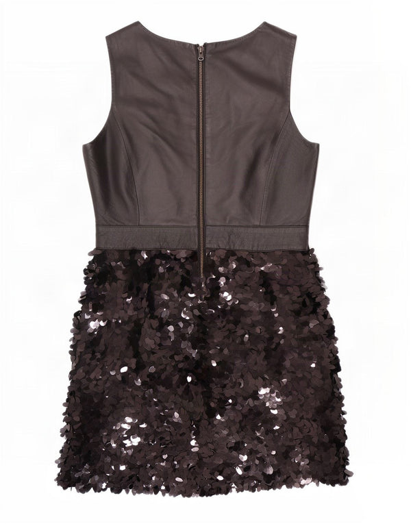 Vestido feminino sem mangas Warehouse UK 12 poliéster preto médio