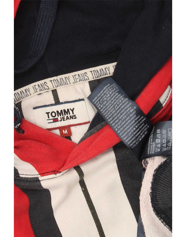 Tommy Hilfiger moletom com capuz masculino médio algodão listrado multicolorido