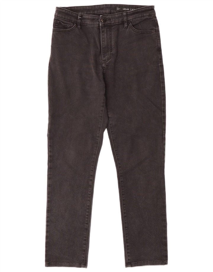 Armani Jeans Feminino Slim Jeans W30 L28 Algodão Preto