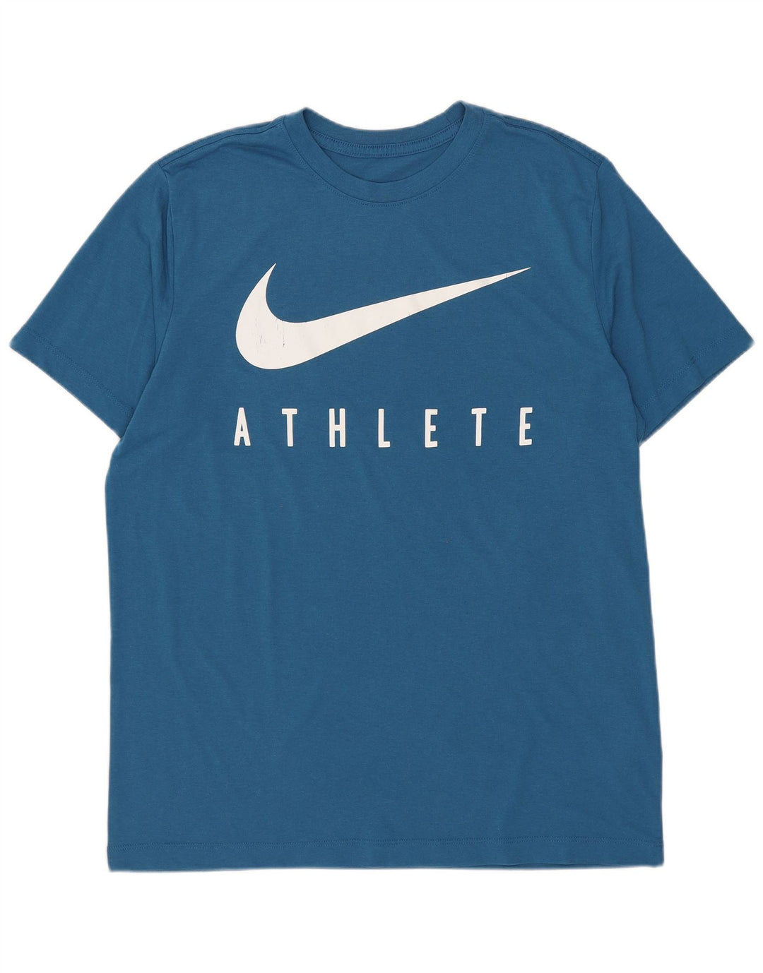 Camiseta Nike Masculina Dri Fit Graphic Top Médio Azul Poliéster
