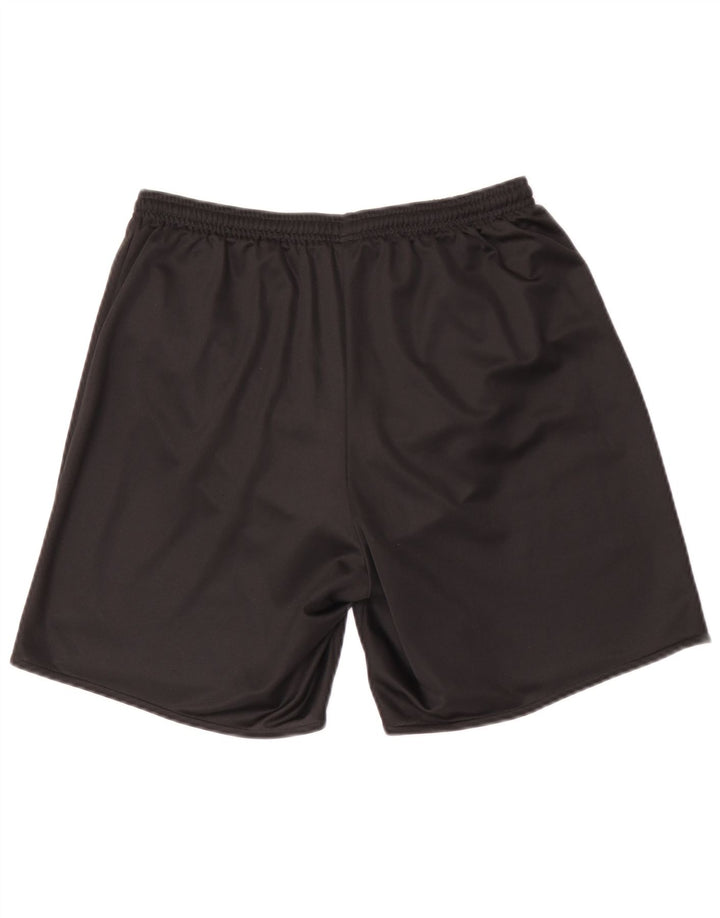 Shorts esportivos masculinos Adidas médio preto poliéster