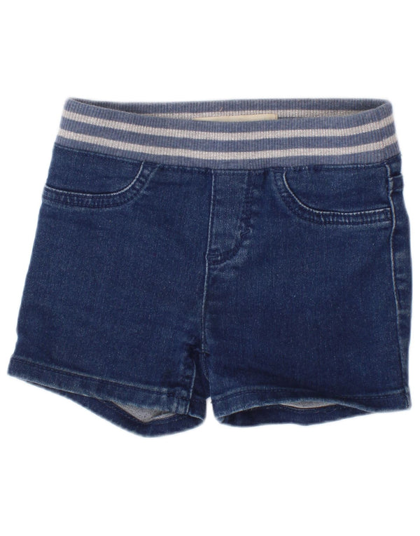 Shorts jeans feminino Levi's 4-5 anos W20 algodão listrado azul marinho