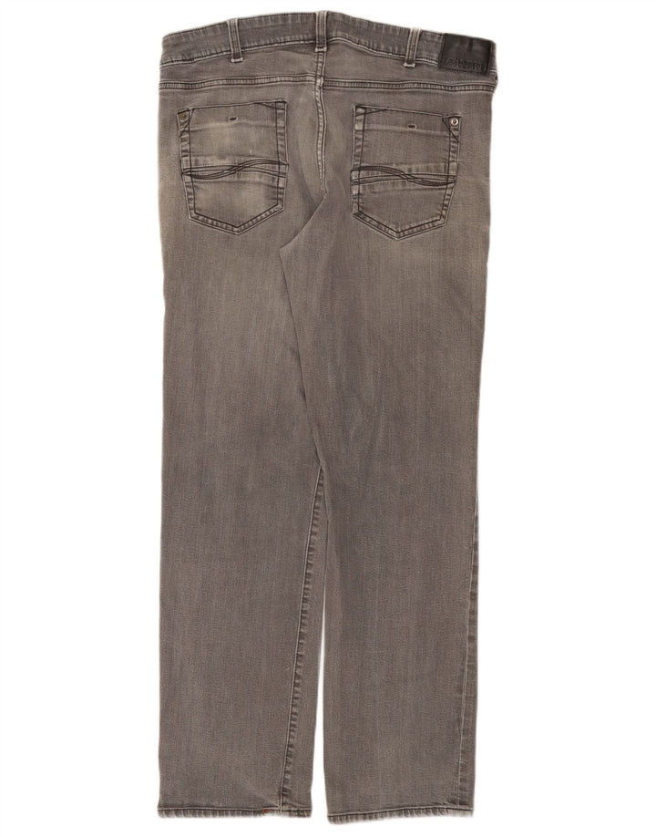 Lee Mens Modern Series Straight Jeans W36 L32 Algodão Cinza