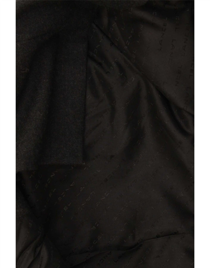 Jaqueta blazer feminina vintage de 6 botões Reino Unido 12 cinza médio