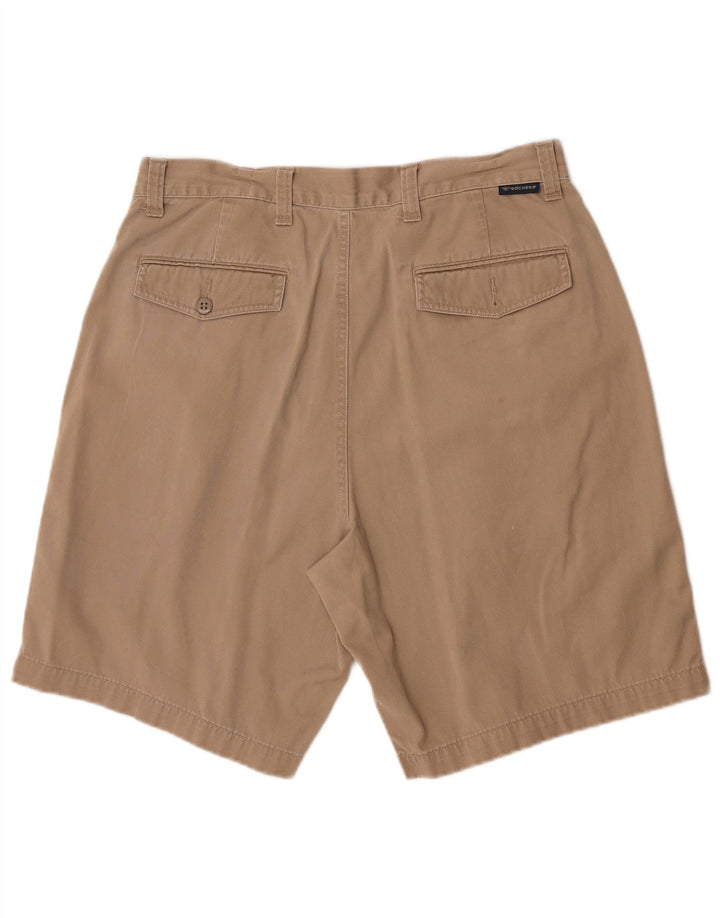 Dockers Mens Chino Shorts W34 Grande Algodão Bege